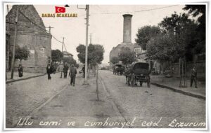 erzurum-cumhuriyet-caddesi-cimcime-hatun-kumbeti-1940lar-300x190 Erzurum Cumhuriyet Caddesi 1960