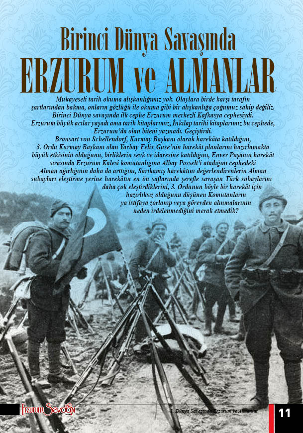 Birinci Dünya Savaşında ERZURUM ve ALMANLAR