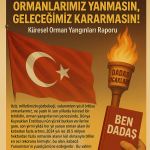 Dadaş Ocakları’ndan Milli Çağrı: Ormanlarımız Yanmasın, Geleceğimiz Kararmasın! Küresel Orman Yangınları Raporu